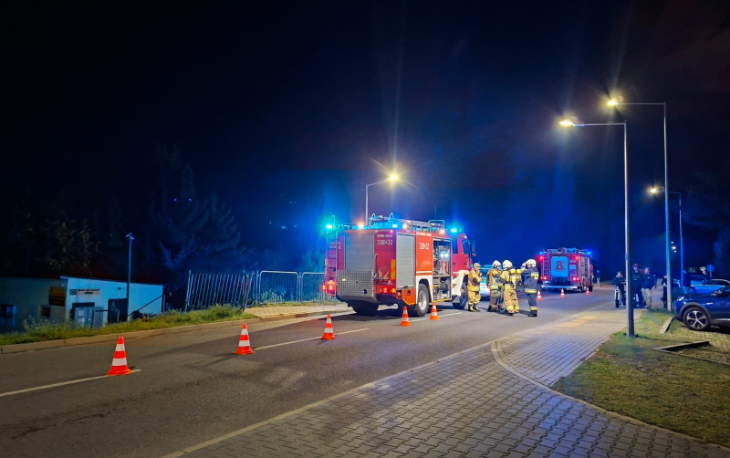 8/11 Pożar altanki na ogródkach działkowych na Śląskiej