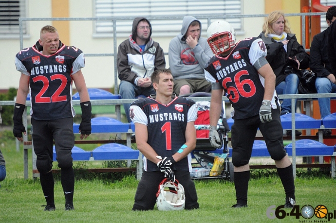 34/37 Mecz futbolu amerykańskiego Husaria Szczecin - Mustang Płock