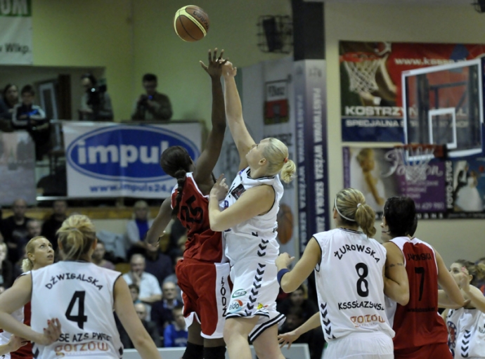 41/60 KSSSE AZS PWSZ Gorzów Wlkp. - ŁKS Siemens AGD Łódź 83:67