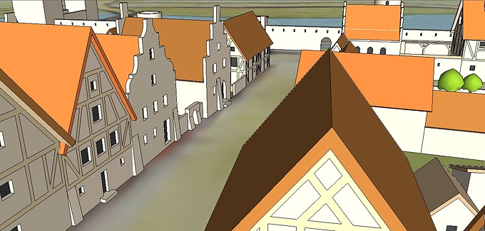 3/13 Gorzów: Projekt makiety Gorzowa z pierwszej połowy XVII w.