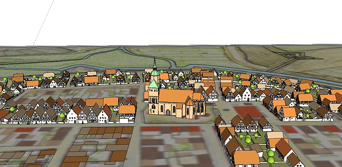 9/13 Gorzów: Projekt makiety Gorzowa z pierwszej połowy XVII w.