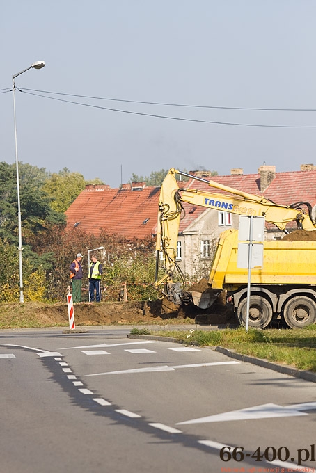 2/7 Gorzów: Zmniejszenie kopca na rondzie Wyszyńskiego