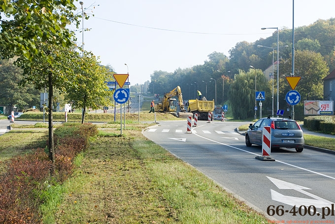 7/7 Gorzów: Zmniejszenie kopca na rondzie Wyszyńskiego