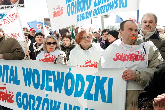 9/18 Gorzów: Pikieta Solidarności przed LUW