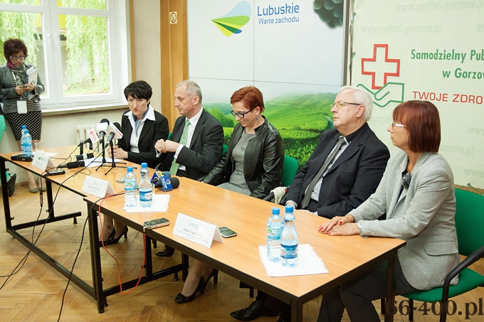 12/14 Gorzów: Konferencja wiceministra zdrowia Sławomira Neumanna w szpitalu