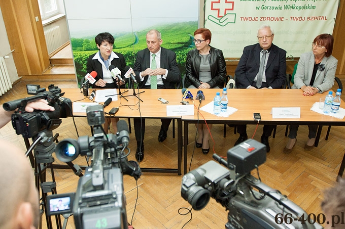 13/14 Gorzów: Konferencja wiceministra zdrowia Sławomira Neumanna w szpitalu