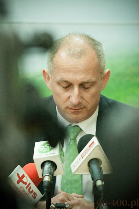 14/14 Gorzów: Konferencja wiceministra zdrowia Sławomira Neumanna w szpitalu