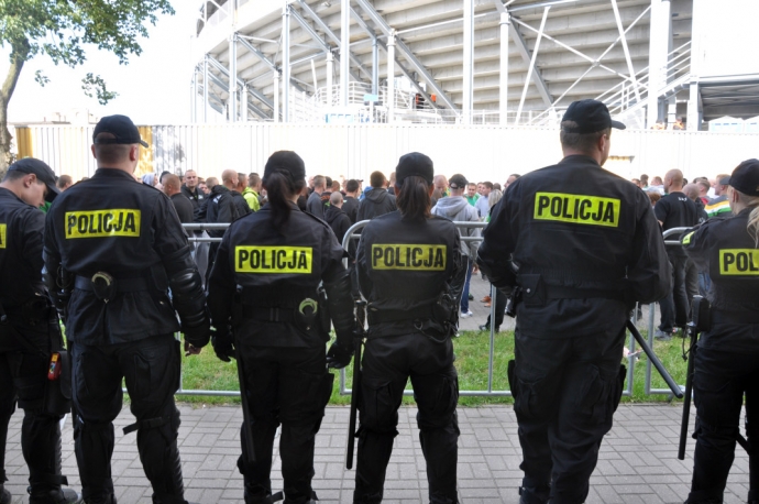 4/24 Derby w obiektywie policji