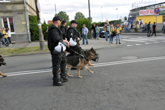 10/24 Derby w obiektywie policji