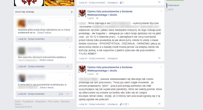 5/7 Czarna lista pracodawców