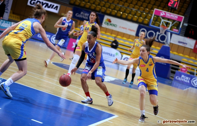 14/22 Basket Gdynia - KSSSE AZS PWSZ Gorzów 74:66 (28:21, 13:20, 14:7, 19:18)