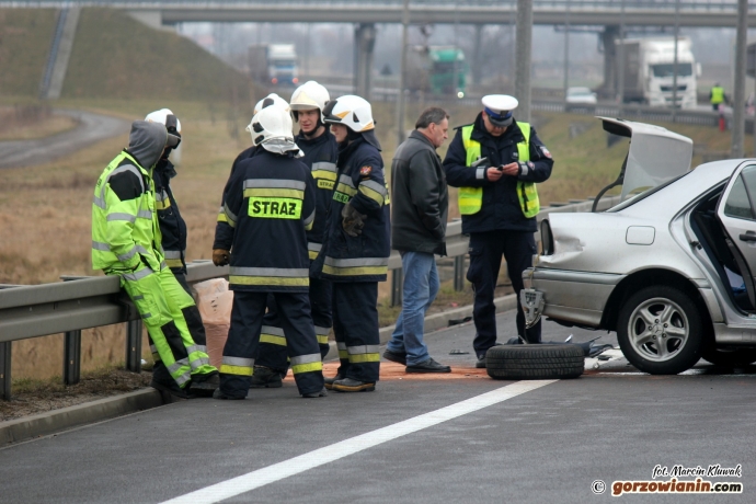 2/12 Wypadek na obwodnicy Gorzowa.