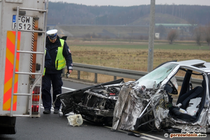 10/12 Wypadek na obwodnicy Gorzowa.