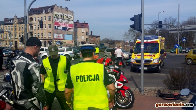 3/8 Wypadek motocyklisty w Gorzowie
