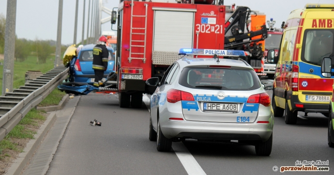 4/7 Tragedia na obwodnicy Gorzowa. Zginęły 2 osoby