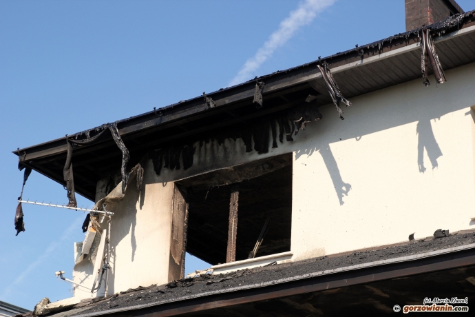 4/17 Spalony budynek przy Osiedlowej