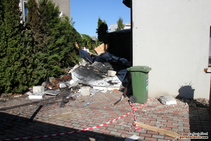 6/17 Spalony budynek przy Osiedlowej