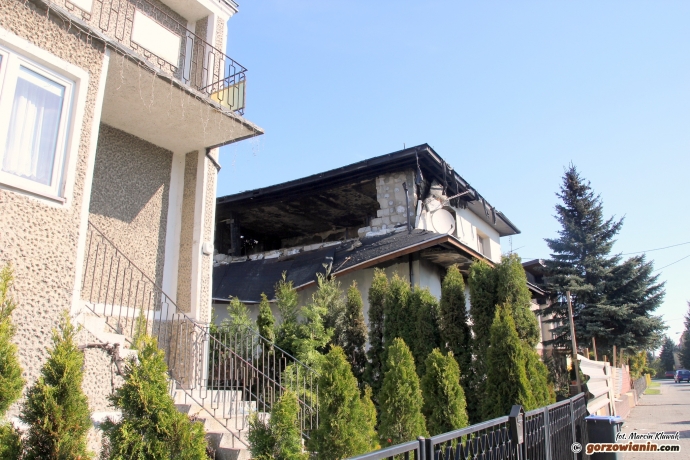 10/17 Spalony budynek przy Osiedlowej