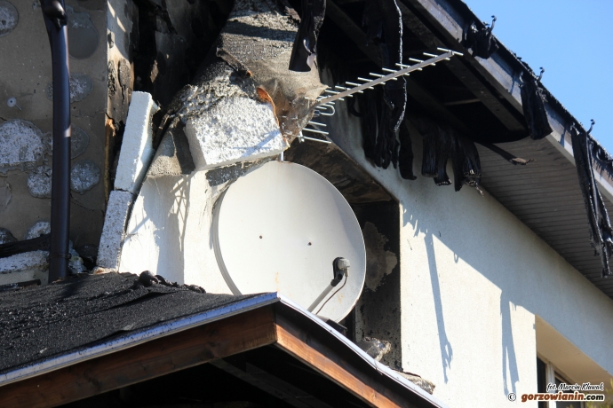 12/17 Spalony budynek przy Osiedlowej