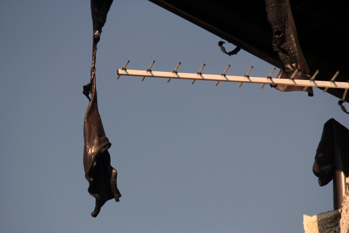 15/17 Spalony budynek przy Osiedlowej