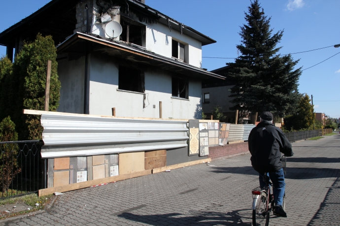 17/17 Spalony budynek przy Osiedlowej