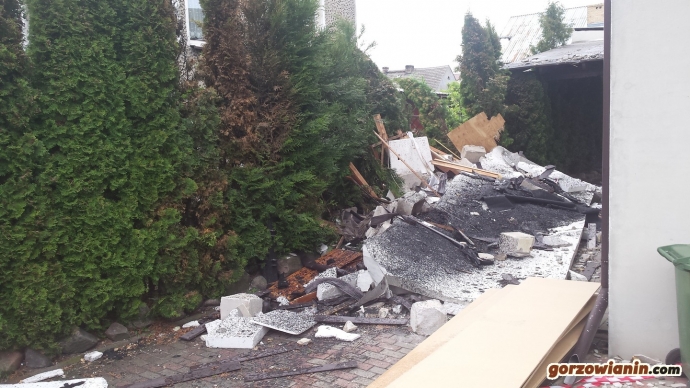 9/12 Zawala się budynek przy ul. Ogrodowej