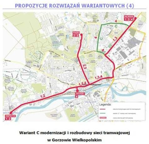 3/8 Koncepcje rozwoju linii tramwajowych
