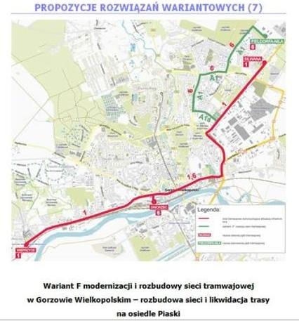 7/8 Koncepcje rozwoju linii tramwajowych