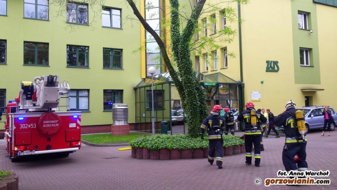 3/7 Ćwiczenia strażaków w ZUS-ie