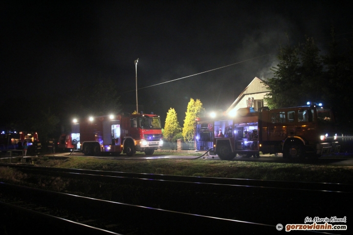 7/8 Pożar domu w Górkach