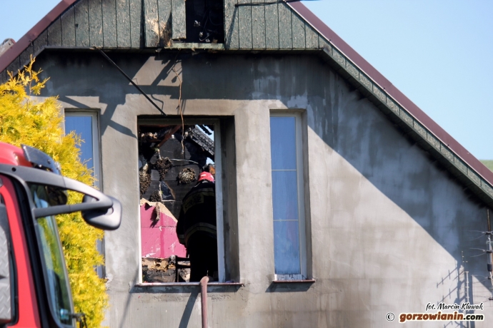 11/14 Ponownie płonie dom w Górkach