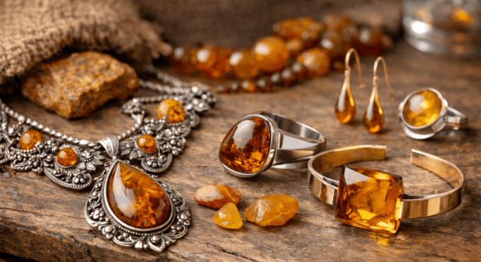Biżuteria z bursztynem - między tradycją a trendami