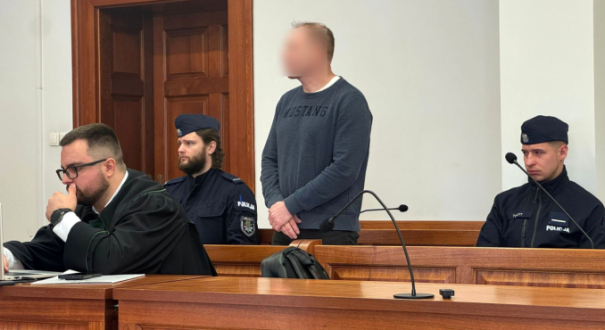Oskarżony Krzysztof O. przed Sądem Okręgowym w Gorzowie za usiłowanie zabójstwa