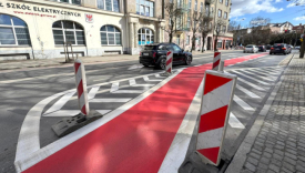 Robert Surowiec interpelacja likwidacja śluzy rowerowej słupki ulica Dąbrowskiego Gorzów