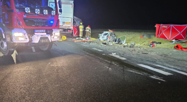 Kierowca ciężarówki z zarzutami za spowodowanie śmiertelnego wypadku koło Gorzowa