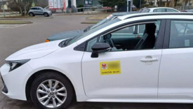 wybite szyby w samochodach Bolt Gorzów ul. Piłsudskiego zniszczenie mienia taksówki na aplikację policja Gorzów 2026