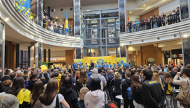 kibice Stali Gorzów na prezentacji składu żużlowców 2026 fani żółto-niebieskich tłumy na spotkaniu z zawodnikami sportowy Gorzów żużel