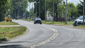 nowy asfalt na ul. Poznańskiej w Gorzowie remont drogi powiatowej 2548F odcinek od skrzyżowania z Baczewskiego do Furmanka utrudnienia drogowe Gorzów
