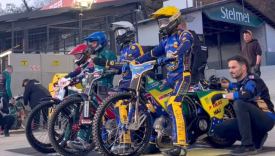 Żużlowcy Stali Gorzów w Zielonej Górze. Wynik meczu Falubaz - Stal Gorzów 37-52. Sparing przed sezonem 2026, żużel Gorzów.