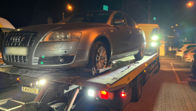 Odholowanie audi na lawetę Gorzów ulica Korczaka pijany kierowca 2 promile alkoholu osiedle Staszica wyrok sądu tryb przyspieszony policja Gorzów 2026