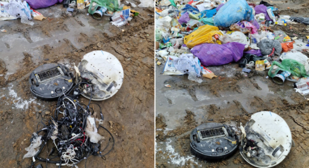 pożar śmieciarki Gorzów Inneko Walczaka 2026 wybuch baterii w śmieciarce Gorzów Magnolia Park strażacy akcja gaśnicza