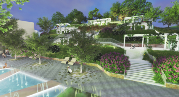 Wizualizacja przebudowy Schodów Donikąd w Gorzowie. Miasto planuje dołożyć miliony z budżetu, by ruszyć z remontem w 2026 roku.