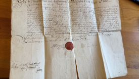 skradziony dokument z 1754 roku Archiwum Państwowe Gorzów pieczęć lakowa miasta Landsberg dzierżawa gruntów kościelnych Gorzów odzyskany przez policję