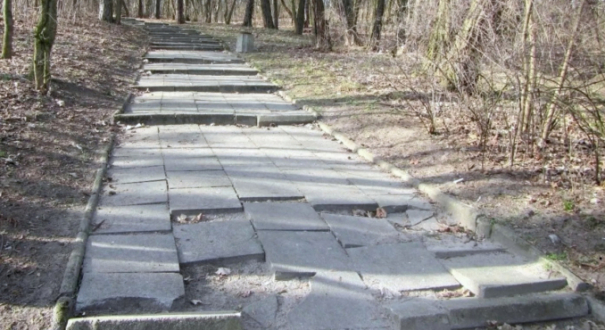 Remont schodów w parku Słowiańskim Gorzów 2026 oraz budowa oświetlenia i montaż 18 latarni LED przy ulicy Wańkowicza i Kosynierów Gdyńskich w Gorzowie