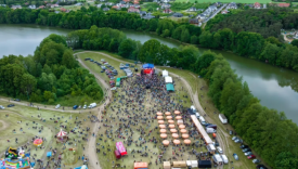 Błonia nad jeziorem w Kłodawie koło Gorzowa miejsce imprezy Kłodawska Majówka 2026 program koncertów i atrakcji dla dzieci gmina Kłodawa majówka 2026