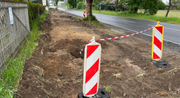 budowa ścieżki rowerowej Gorzów Łupowo przy ulicy Kostrzyńskiej inwestycja ścieżki rowerowe w Gorzowie etap IV  plac budowy połączenie z trasą S3 i gminą Bogdaniec