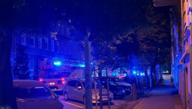 Pożar kamienicy przy ulicy 30 Stycznia w Gorzowie akcja straży pożarnej i ewakuacja mieszkańców nocny pożar piwnicy w budynku wielorodzinnym