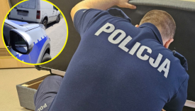 zatrzymanie złodzieja samochodu dostawczego przez policjantów z Dobiegniewa odzyskany przez policję skradziony bus dostawczy Dobiegniew