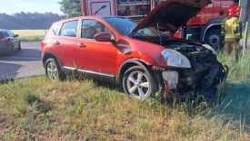 Wypadek koło Gorzowa zderzenie nissan suzuki droga wojewódzka 130 Lubiszyn Lubno