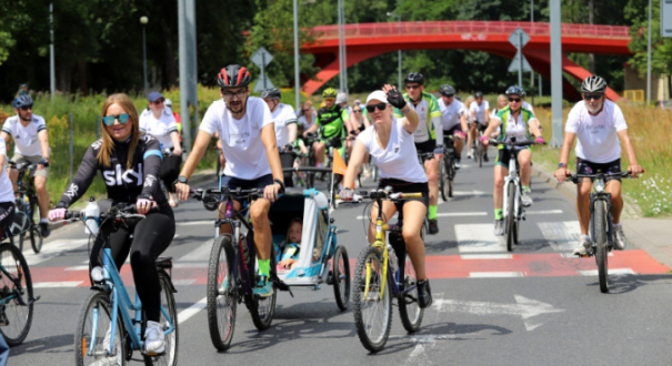 uczestnicy gorzowskiej masy rowerowej rowerowa stolica Polski rywalizacja Gorzów